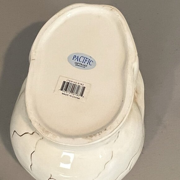 Skull Bowl with Skeleton Arm Spoon Decorative Halloween Dia de los Muertos Decor - Picture 8 of 16